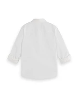 Scotch & Soda Little and Big Boys Occasional Dobby Long Sleeved Shirt
