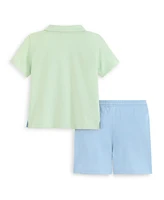 Scotch & Soda Toddler Boys 2-Piece Baby French Terry T-Shirt and Shorts Set