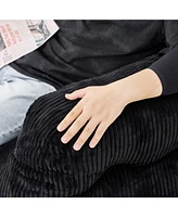 Oversized Bean Bag Sofa with Memory Foam for Adults: Lazy Chair with Armrest