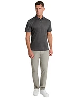 Kenneth Cole Men's Slim-Fit Two-Toned Textured-Knit Polo Shirt