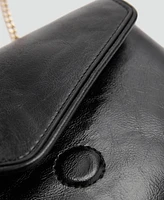 Mango Women's Flap Chain Bag