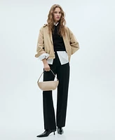 Mango Women's Oval Shoulder Bag