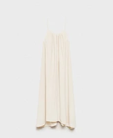 Mango Women's Plain Cotton Nightgown
