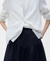 Mango Women's Flared Denim Skirts
