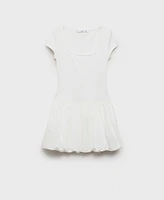 Mango Women's Puffed Hem Combined Dress