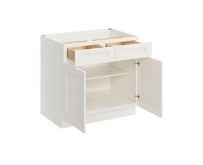 Casainc W36" X H34.5" D24" Ready to Assemble Floor Base Kitchen Cabinet