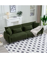 97" Luxurious Velvet Sofa for Modern Living Spaces