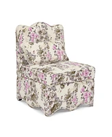 Flannel Dining Chair with Soft Cushions, Matching Pillow