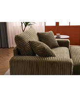 Comfy Sleeper Chair with Ottoman