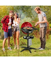1350 W Outdoor Electric Bbq Grill with Removable Stand