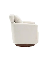 360 degree rotation design, multi-gear adjustment backrest, soft and comfortable chenille fabric
