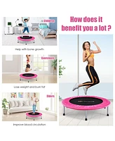 36 Inch Mini Folding Trampoline Portable Recreational Fitness Rebounder
