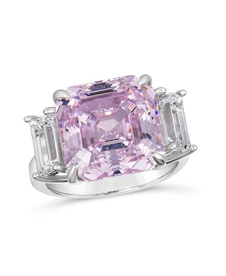 Anna Zuckerman Ocean Drive 8 Carat Asscher Cut Ring