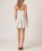 Line & Dot Women's Edwina Yarn-Trim Mini Dress