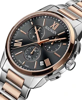 Balmain Men's Swiss Chronograph Madrigal Two-Tone Stainless Steel Bracelet Watch 42mm
