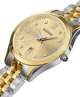 Balmain Women's Swiss Classic R Diamond Accent Two-Tone Stainless Steel Bracelet Watch 30mm