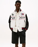 Tommy Hilfiger x Apxgp Collection Men's Satin Varsity Jacket