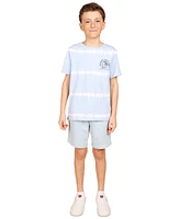 B By Brooks Brothers Big Boys Sunny Side Up Tie Dye Graphic T-Shirt