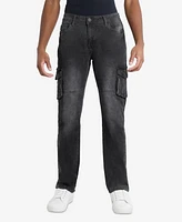 Xray Men's Slim Fit Stretch Cargo Jeans