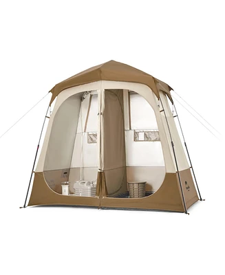 Naturehike Wet Dry Separation Pop Up Privacy Shower Tent Portable Toilet Outdoor Shower Changing Shed Mobile Toilet