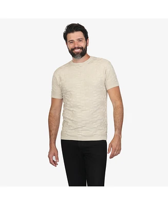 Vustra Men's Patterned Sand Knit Shirt