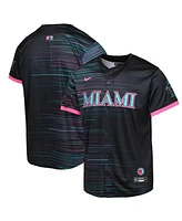 Outerstuff Big Boys and Girls Black Miami Marlins 2025 City Connect Limited Jersey