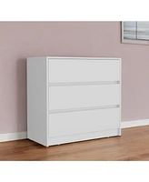 Three Drawer Dresser for Bedroom Organization and Decor