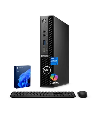 Dell OptiPlex 7000 Series Business Mff Desktop Intel Core i7 14700 16GB Ram Intel Uhd Graphics 256GB Ssd Storage Windows 11 Pro - Black