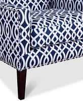 Madison Park Barton Fabric Accent Chair with Nailheads