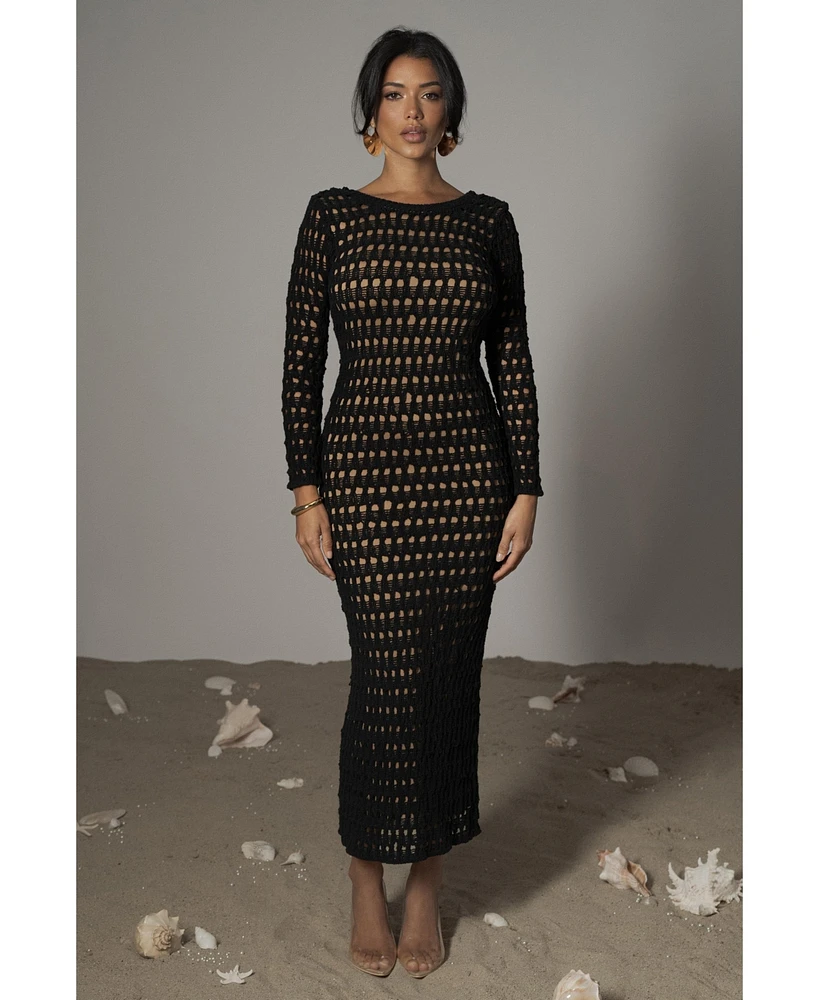 Jluxlabel Women's Serene Wonders Crochet Dress