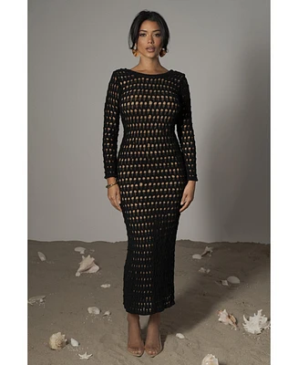 Jluxlabel Women's Serene Wonders Crochet Dress