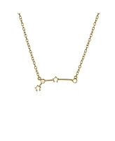 Bling Jewelry Delicate Celestial Astrology Zodiac Aries Constellation Stars Necklace Gold Plated Sterling Silver