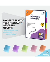 Binder Dividers with Tabs, Dividers for 3 Ring Binder Standard Index Folder Dividers