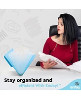 Accordion File Organizer 13 Pocket Expanding Folder with Labels, Letter A4 Paper for Receipts, Bills and Doc