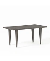 Stylish Outdoor Wicker Table for 8 with All-Weather Durability