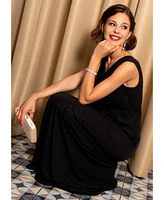 Alie Street London Women's Cruise Cowl Neck Maxi Dress