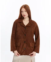 Furniq Uk Women's Suede Jacket, Created for Macy's
