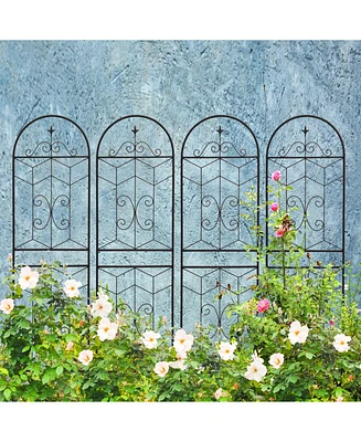 4 Pack 71" Garden Trellis - Climbing Plant Support