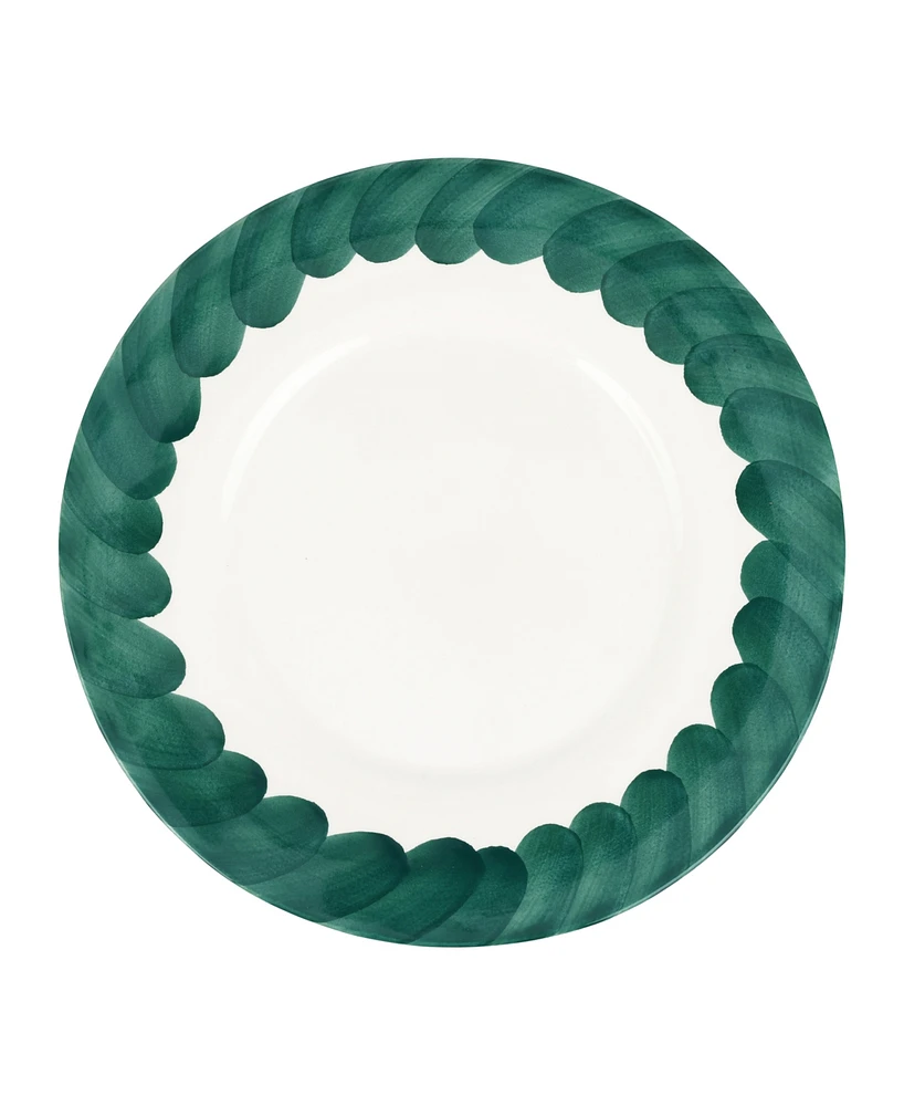 Vietri Lisbon Brushstroke Round Platter