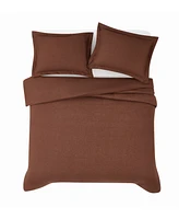 Brookyln Loom Flax Linen 3-Pc. Comforter Set