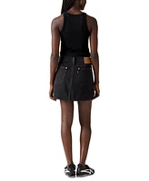 Levi's Women's Cotton Moto Icon Mini Skirt