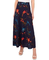 CeCe Women's Floral-Print Elastic-Waist Maxi Skirt
