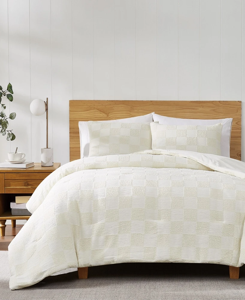 Truly Soft Textured Checkered -Pc. Comforter Set
