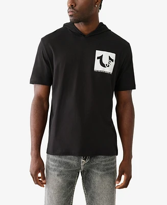 True Religion Men's Short Sleeve Hooded T-Shirt