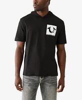 True Religion Men's Short Sleeve Hooded T-Shirt