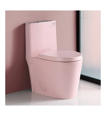 WaterSense Certified One-Piece Toilet with Powerful Dual Flush (1.1/1.6 Gpf)