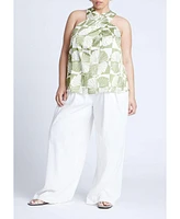 Eloquii Plus Halter Neck Top
