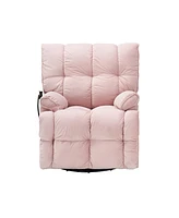 Single chair pink comfortable seat, the seat is soft and comfortable, suitable for small living room space single sofa