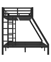 Twin Xl over Queen Metal Bunk Bed: Space-Saving, Noise-Reduced