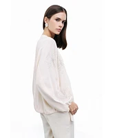Nocturne Women's Beaded Embroidered Jacket